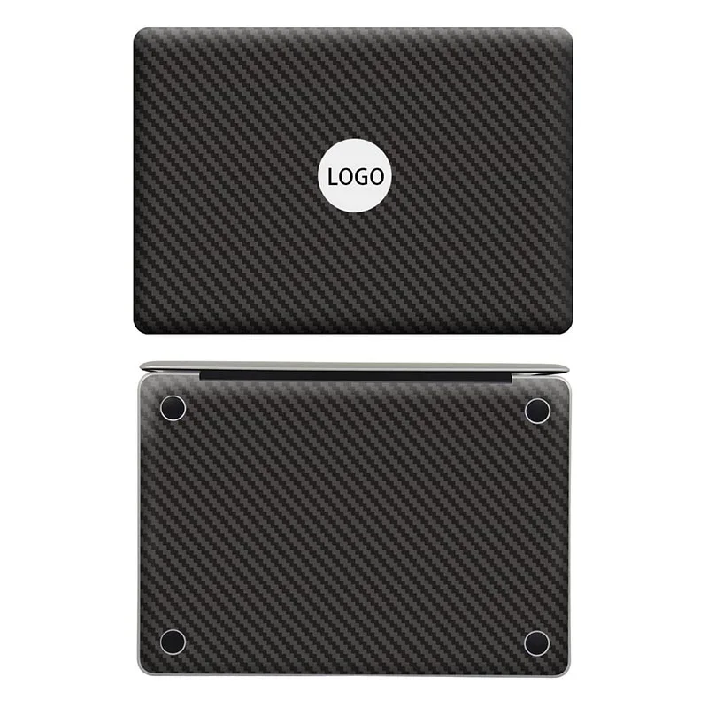 Наклейка для ноутбука из черного углеродного волокна стикер Macbook Pro Air Retina 11 12 13 15
