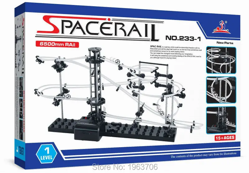 

2015New Space Raill, Funny Building Kit, Roller Coaster Toys, SpaceRail Level 2, DIY Spacewarp Erector Set, 6500mm Rail