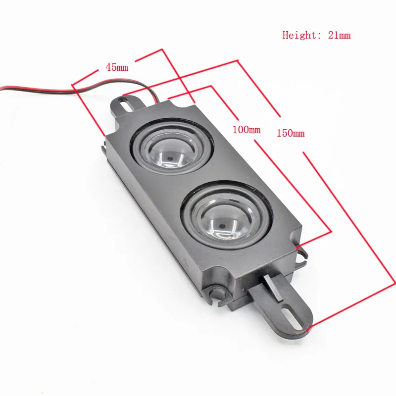 2 шт./лот, 8 Ом, 5 Вт, 5 Вт, 45*150*21 мм, мультимедийный динамик, громкий динамик s для рекламной машины с проводом, встроенный в коробку динамик s