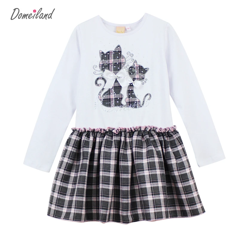 Buy 2017 Fashion Brand Children Clothes cute cat girl