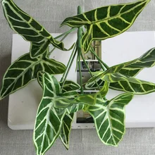 Искусственные растения зеленый Калла Лилия завод для запасами ивовых деревьев настенные украшения дома украшения балконов Цветочная корзина аксессуары для ванной комнаты