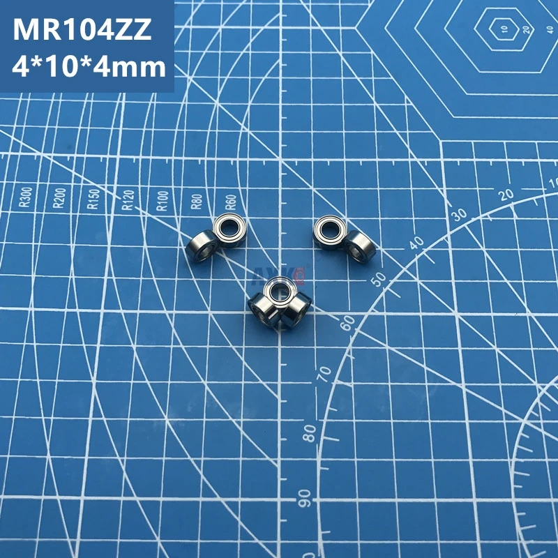 MR104ZZ Cuscinetto ABEC-7 (10 PZ) 4 * 10 * 4 mm Cuscinetti a Sfere
