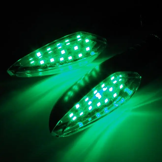 

12V Motorcycle LED Universal Type Motorcycle Turn Signal Light Super Bright Green Light