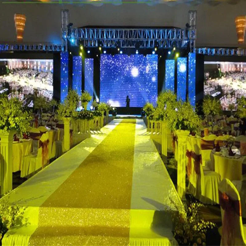 10 Meter Even Sparkle Carpet Glitter Aisle Runner Stage Runner Party Wedding Banquet Carpet Gold Silver Pink Purple Fuchsia 2