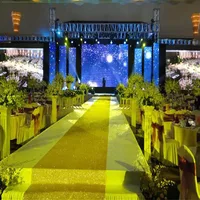 10 Meter Even Sparkle Carpet Glitter Aisle Runner Stage Runner Party Wedding Banquet Carpet Gold Silver Pink Purple Fuchsia 2