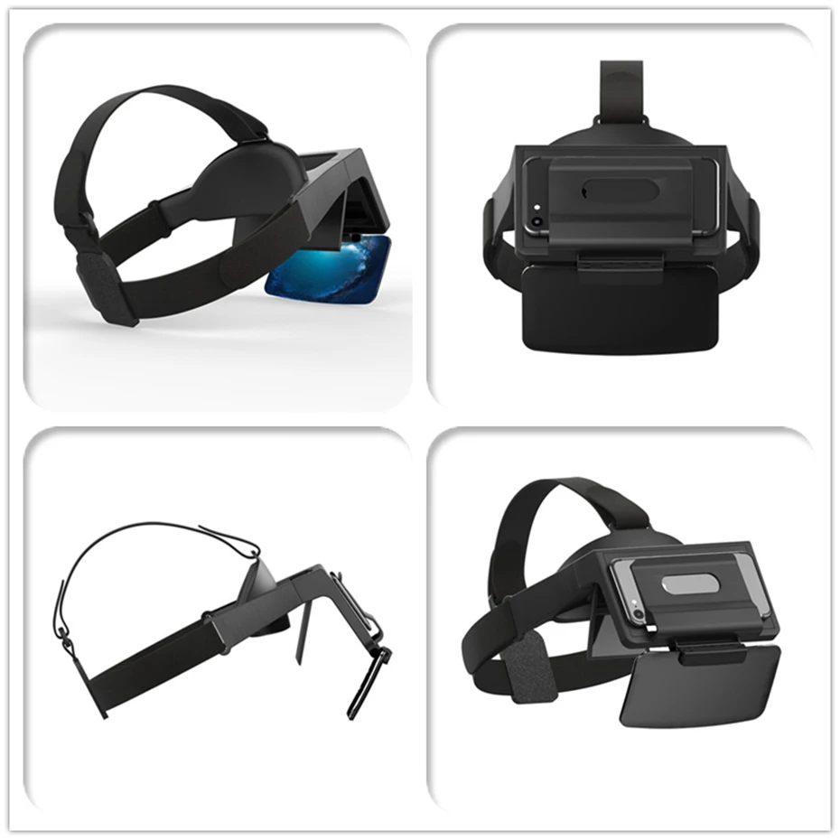 AR очки коробка 3D голографический экран Шлем проектор голограмм для 4 5 дюймовые