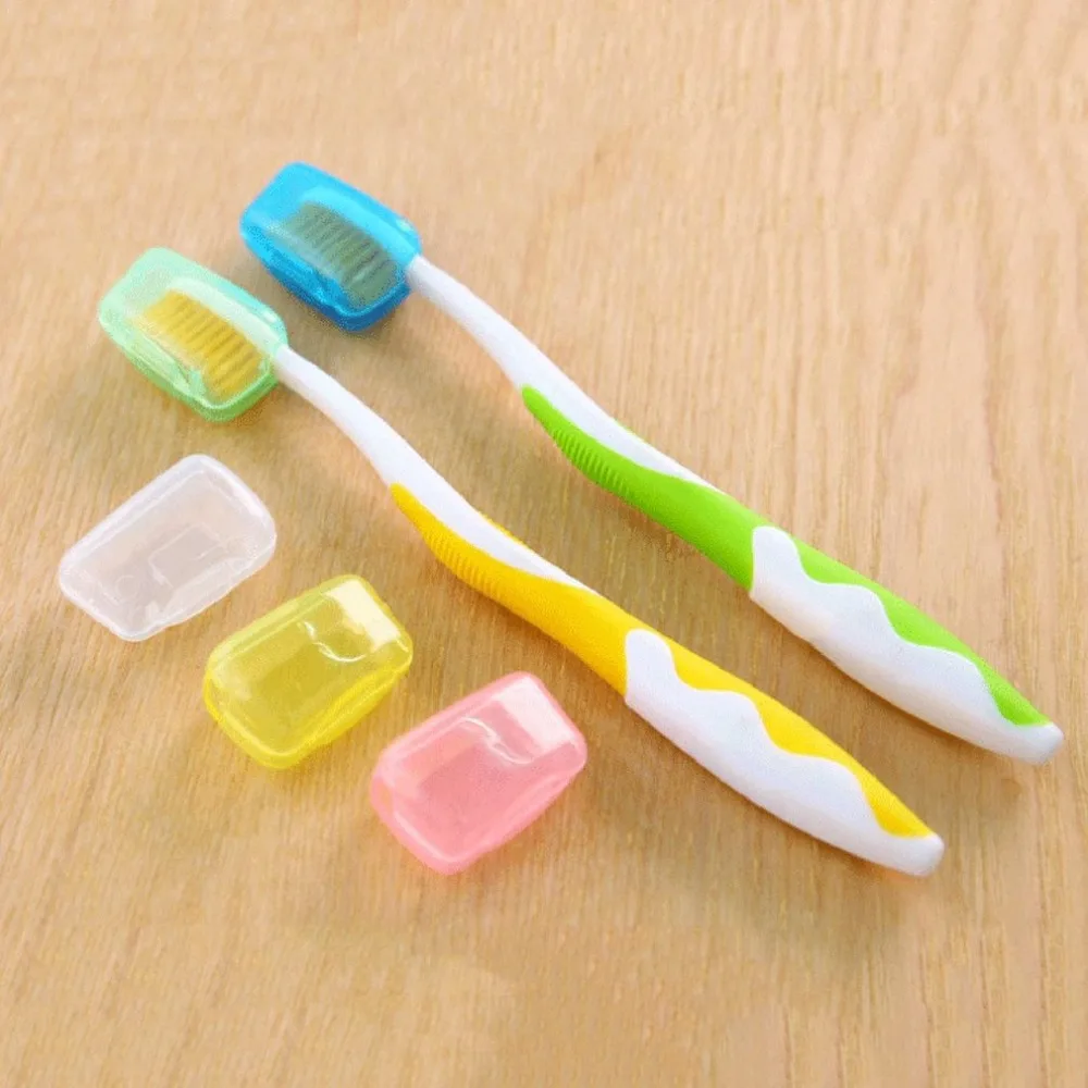 5pcs Toothbrush Heads Cover PP Plastic Protective Cap Prevent Bacteria Portable For Outdoor Travel Home Brush Head Anti-dust