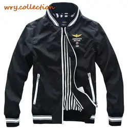 AERONAUTICA куртка в Военном Стиле, черное пальто, ветровка для человека, мужские куртки, прикольная верхняя одежда, Вышивка Логотип Одежда
