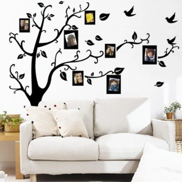 Black Tree Removable Decal Room Wall Sticker Vinyl Art Hot DIY Decor Home Family