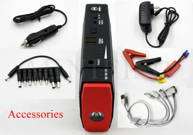 

68000mAh12V Multi-function Mini Portable Car Jump Starter Vehicle Engine Booster Battery Charger Laptop Mobile Phone Power Bank