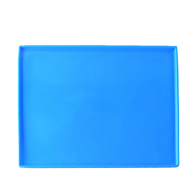 1 шт. антипригарный силиконовый коврик для духовки коврик для выпечки, Макаруны подкладка для торта Швейцарский рулон коврик для выпечки инструмент для выпечки торт рулон коврик - Цвет: blue