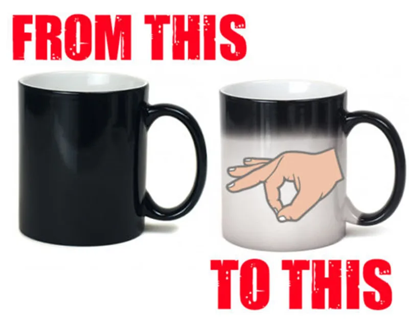 Circle Game Mug Color Changing Mugs Heat Sensitive Sublimation Coffee