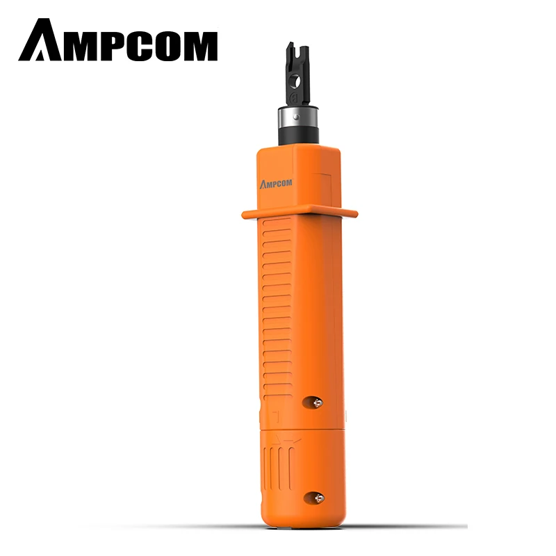 Punch Down Tool, AMPCOM 110 Type Network Cable Tool with Two Blades Telephone Impact Terminal Insertion Tools