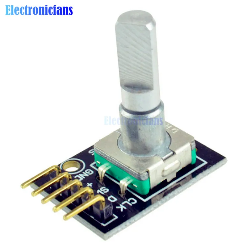 

2Pcs KY-040 360 Degrees Rotary Encoder Module For Arduino Compatible Brick Sensor Module Switch Development Board With Pins