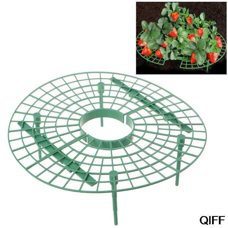Пластиковая Удобная подставка для клубники, сохраняет фрукты свежими, не гнить, для заземления, для лозы, растение, овощной стеллаж для дома, сделай сам, May06