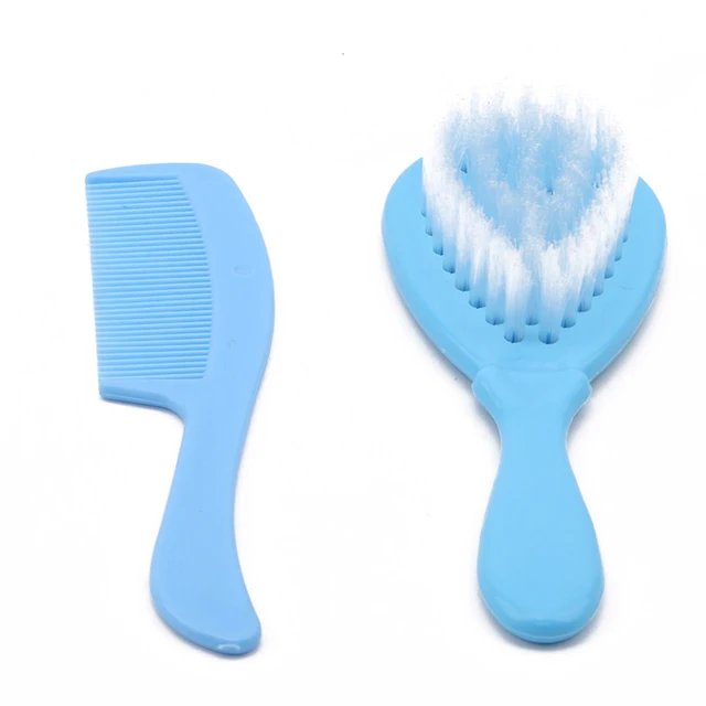 Newborn Baby Hair Brush Soft Baby Comb Head Scalp Massager Tool Hair
