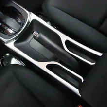 Para a Cidade de Honda Sedan 2014 2015 2016 Estilo do carro ABS Chrome Car deslocamento de engrenagem knob mão freio de estacionamento estrutura lateral tampa do painel de Guarnição