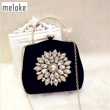 2020 new diamond sun flowers evening bags luxury wedding clutch bags for girls party dinner bags with chain MN861