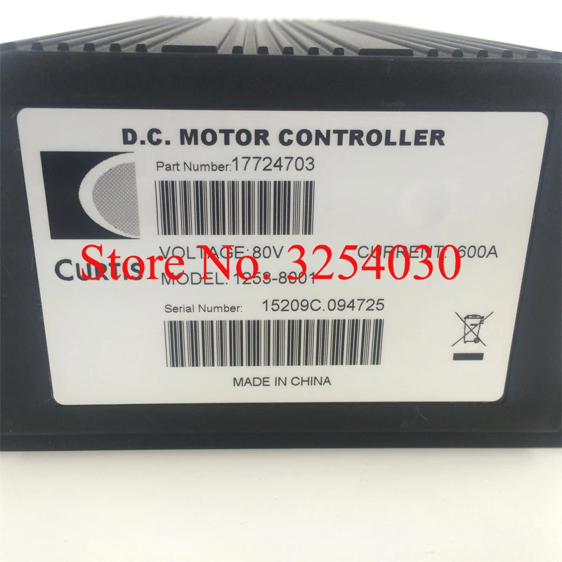 Декоративный подлинный CURTIS 600A 80 V DC контроллер подъема 1253 8001 для электрическая тележка с поддоном и электрическими тележками для гольфа