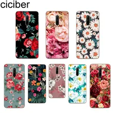 ciciber Rose Floral Phone Case For Oneplus 7 Pro 1+7 Pro Soft TPU Cover for Xiaomi 9 Coque For Redmi Note 7 6 Pro Fundas Shell