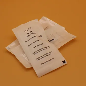 

50pcs/Box 5 Slope Cartridge Needles Disposable Sterilized Tattoo Permanent Makeup Needles Tips for Eyebrow lip Body Tattoo