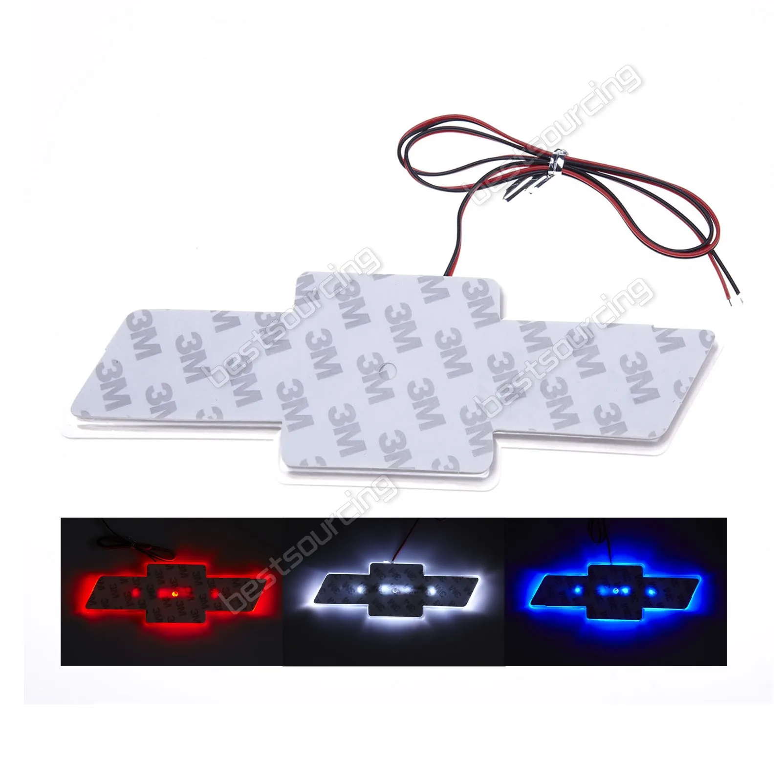 

ANGRONG Red / Blue / White LED Car Decal Logo Light Marker Lamps For CHEVROLET CRUZE( CA018/44/49)