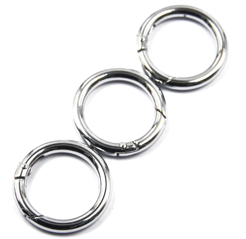 3 Pieces Silver Tone Iron Metal Lobster Swivel Keychain Car Key ring Dog Chain Belt Clasp Clip Snap Trigger Hook