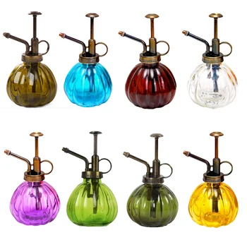 

6.5" Plant Flower Watering Pot Home Spray Bottle Garden Hand Press Water Sprayer Plastic Bonsai Sprinkler Bottle Container
