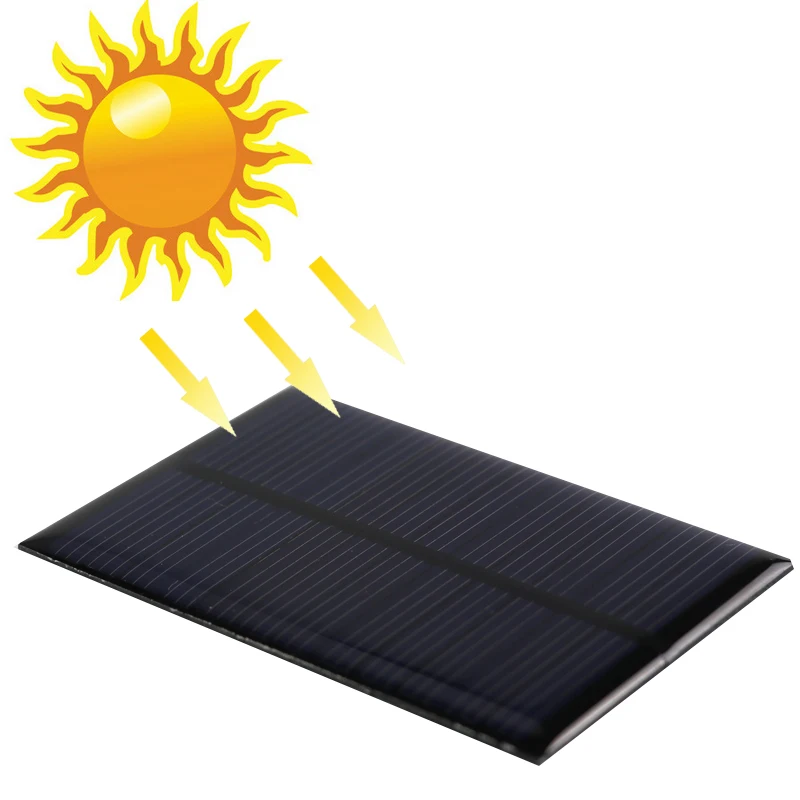 

Portable DIY Small Cell 6V 0.6W Mini Solar Panel Power Poly Module Charger Solar For Emergency Charging