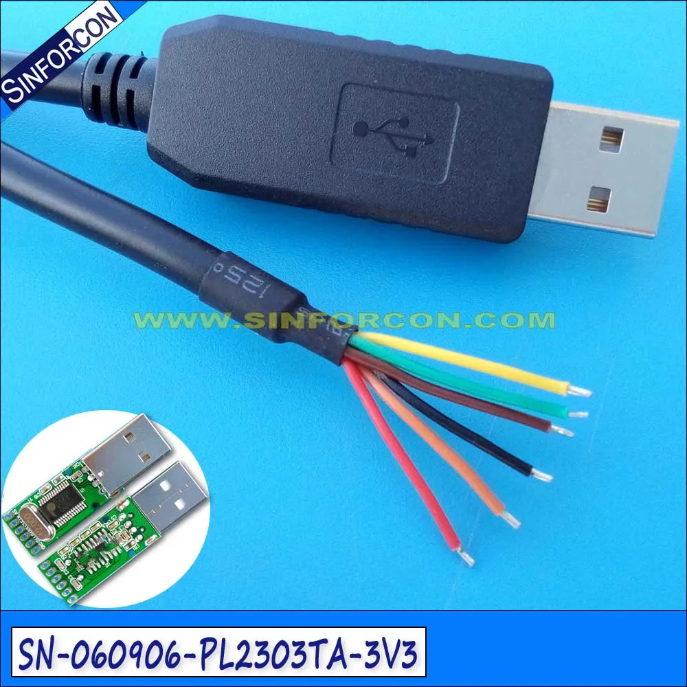 Проводной конец diy pl2303ta usb uart ttl кабель для драйверов проводной | Компьютеры и офис