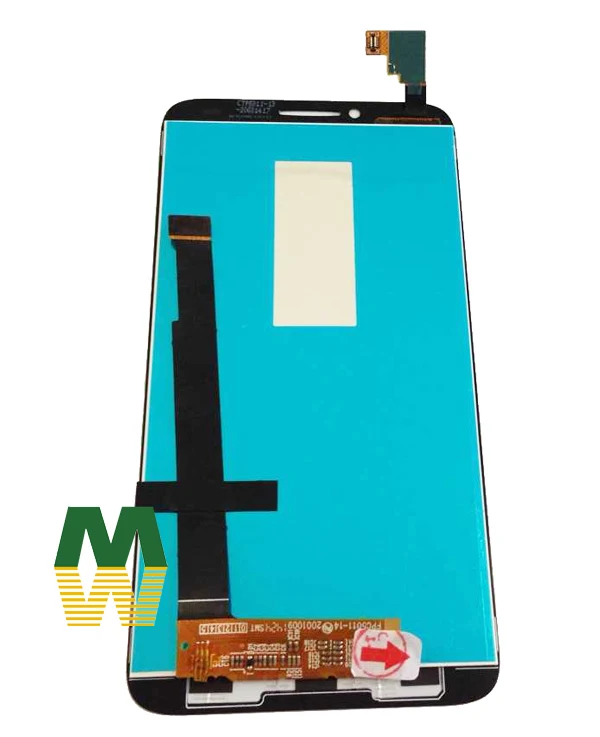 ЖК дисплей и тачскрин в сборе для Alcatel One Touch Idol 2 OT6037 6037 6037B 6037L 6037Y черно белый