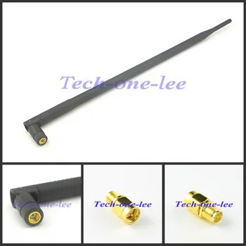 

698-960/1700-2700Mhz 4g lte Aerial 4G 9dB RP SMA Male Connector LTE Antenna + Adapter SMA male to RP SMA female male pin