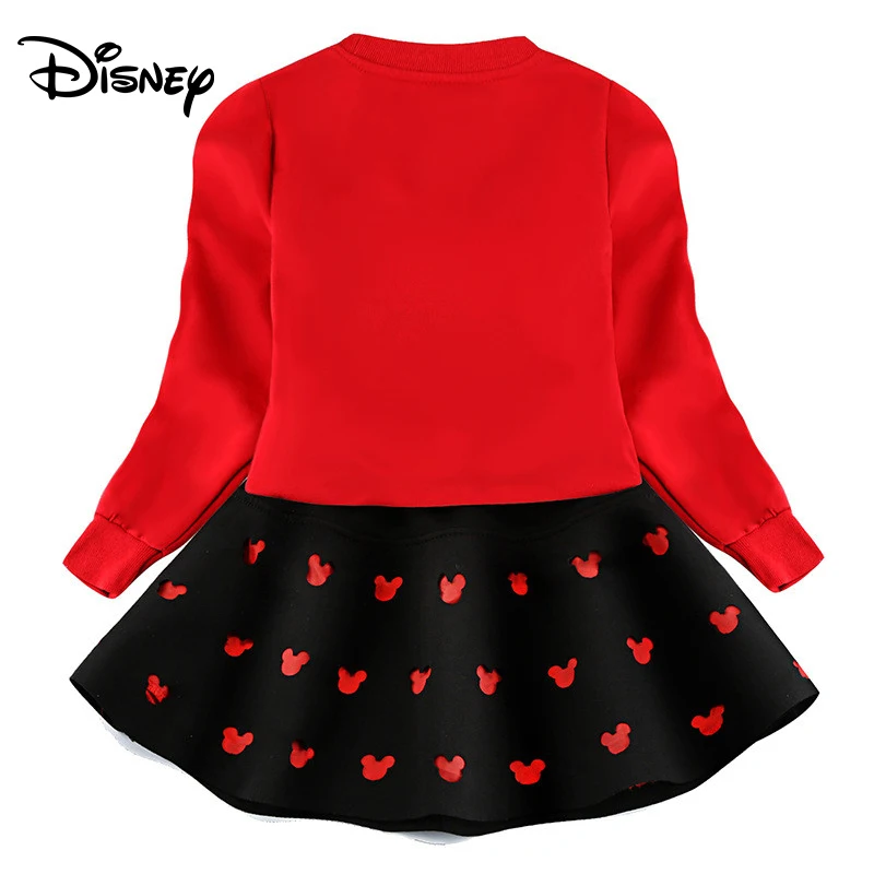 Disney/хлопковый комплект для девочек Модный милый с Минни удобный