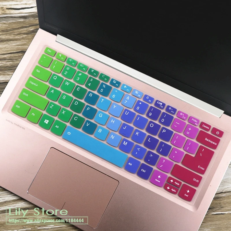 15,6 дюймов ноутбук Кожа протектор для lenovo Ideapad 530S-15 530 S 15 530s-15ikb крышка клавиатуры - Цвет: rainbow