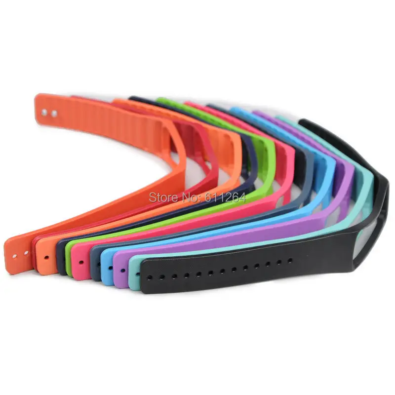 Минимальный заказ 1 шт. цветной сменный резиновый браслет для samsung gear Fit R350 смарт