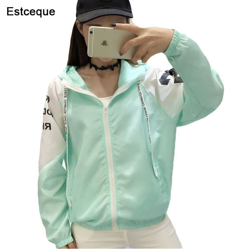 السترات النساء 2018 جديد أزياء المرأة مقنعين الأساسية سترة عارضة رقيقة ضئيلة سترة واقية الإناث أبلى النساء معطف طويل الأكمام السترات النساء 2018 جديد أزياء المرأة مقنعين الأساسية سترة عارضة رقيقة ضئيلة سترة واقية الإناث أبلى النساء معطف طويل الأكمام