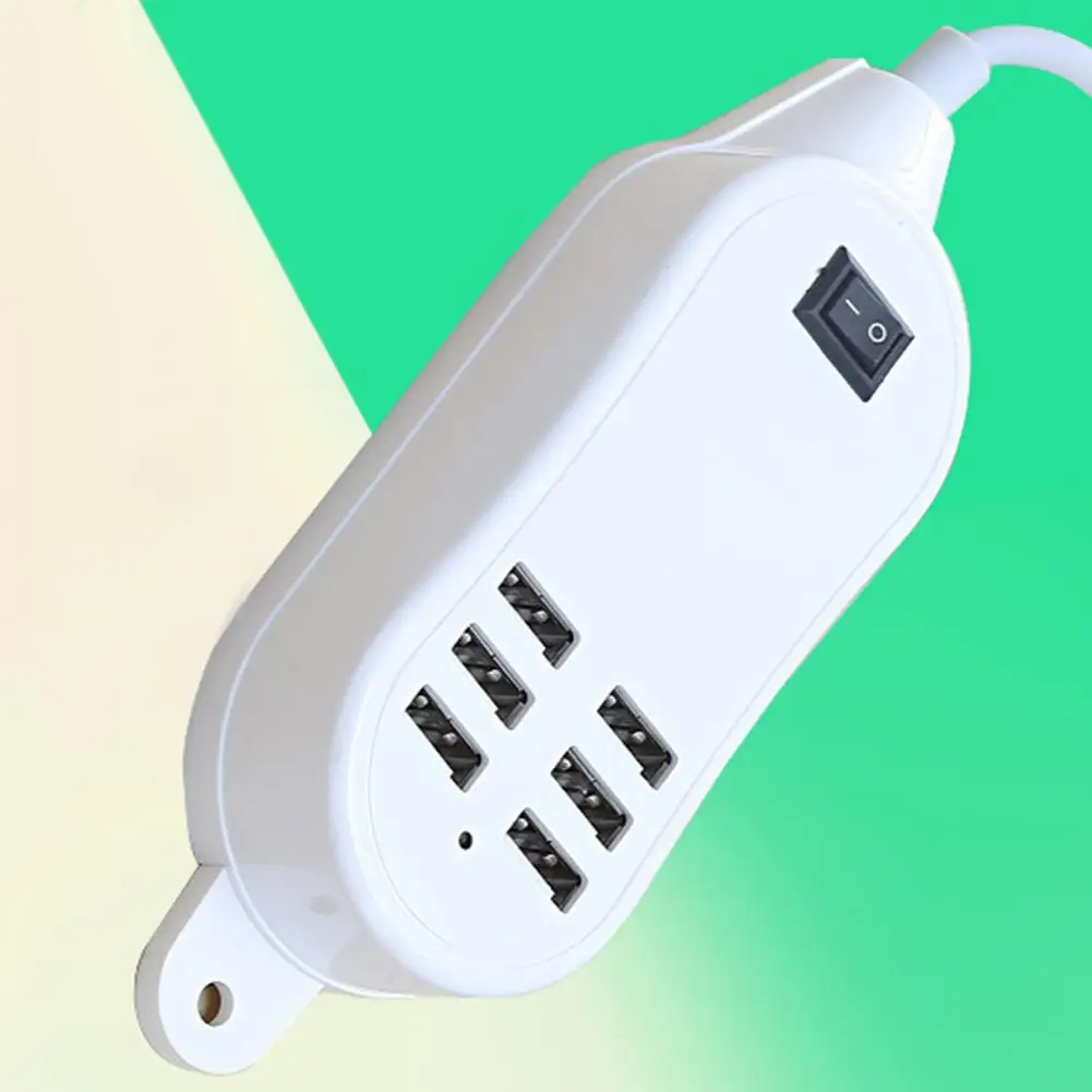25 W/5A 6 منافذ USB هاتف مكتبي شحن الطاقة قطاع AC وحدة شاحن محول للجوال هاتف لوحي 25 W/5A 6 منافذ USB هاتف مكتبي شحن الطاقة قطاع AC وحدة شاحن محول للجوال هاتف لوحي