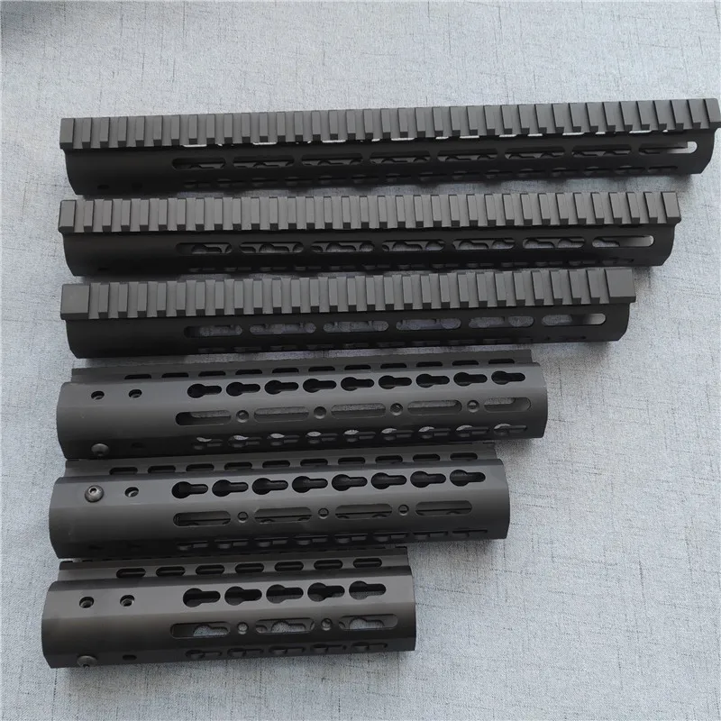 6 размеров " 9''10" 1" 13,5" 1" AR15 поплавок Keymod Handguard Пикатинни для охоты тактический прицел крепления