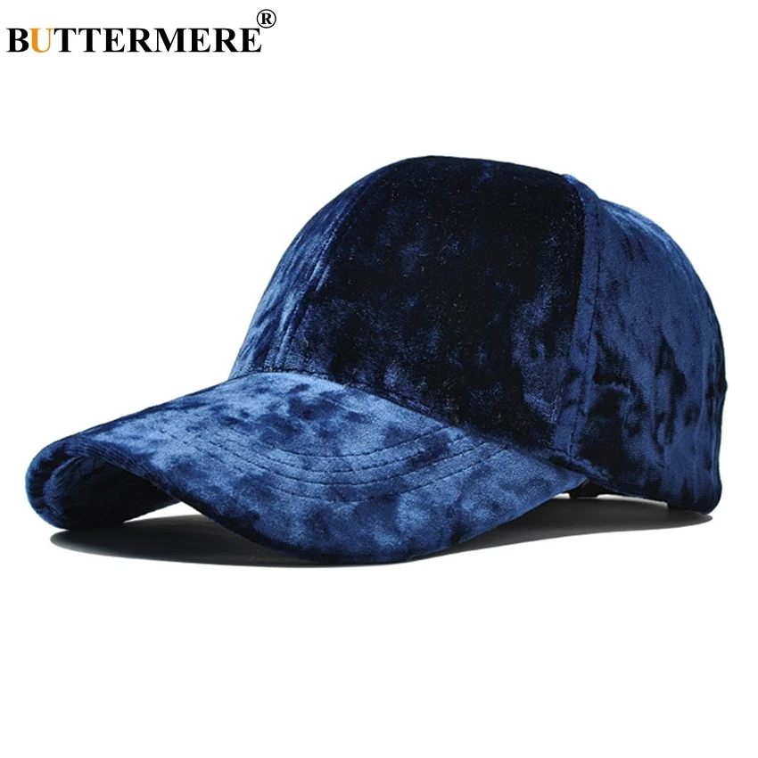 BUTTERMERE marca Borgoña terciopelo Gorra de béisbol para mujeres de diseñador de béisbol ajustable sombrero Casual coreana Gorra y sombrero Gorra de Baseball