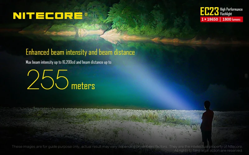 Nitecore EC23 1800 lumens LED High Performance Flashlight (9)