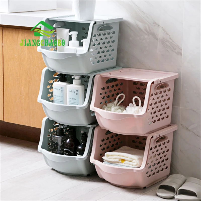 Полые пластиковые корзины для хранения JiangChaoBo корзина овощей игрушек закусок