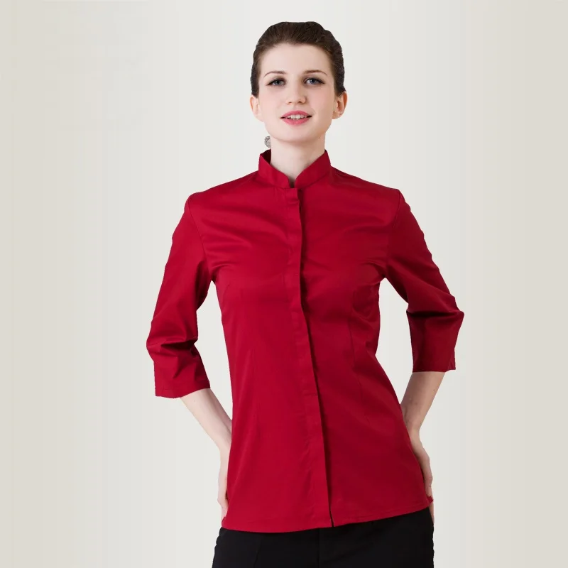 Женская и мужская форменная форма для ресторана еды AA999|restaurant waitress uniforms|restaurant uniform