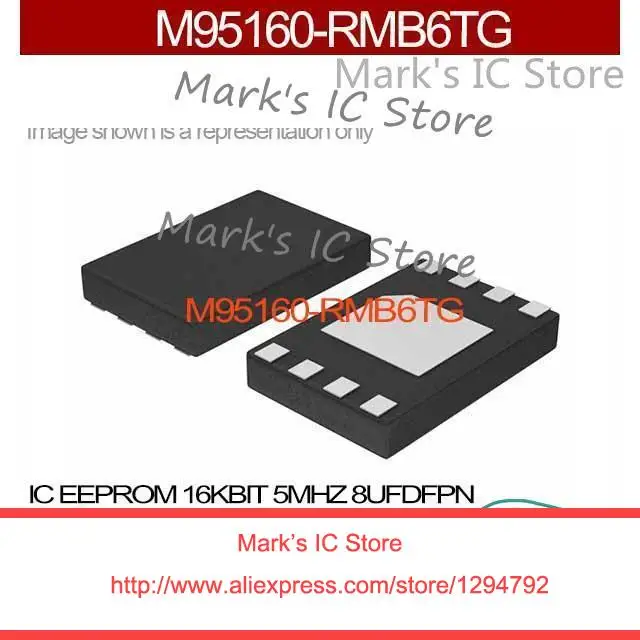M95160-rmb6tg Ic Eeprom 16kbit 5mhz 8ufdfpn M95160-rmb6 95160 M95160 ...