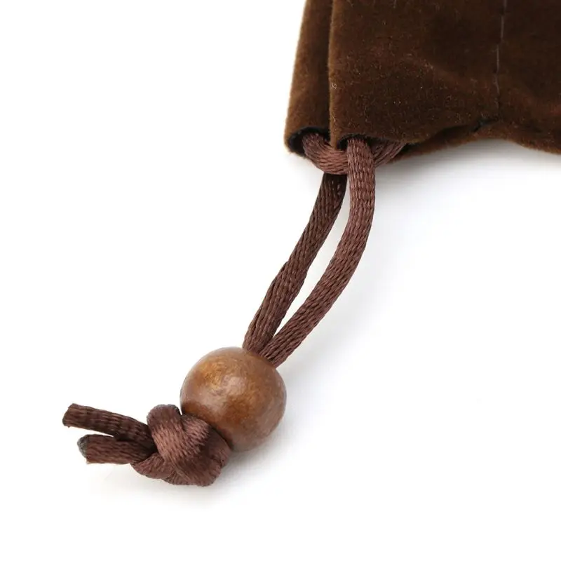 Velvet Pentagram Tarot Storage Bag Board Game Card Embroidery Drawstring Package