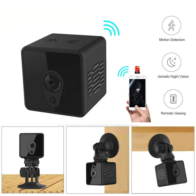 Новые мини Wi-Fi камера HD 720P удаленного видео Малый микро IP камера обнаружения движения Ночное видение охранных видеокамера VS C6