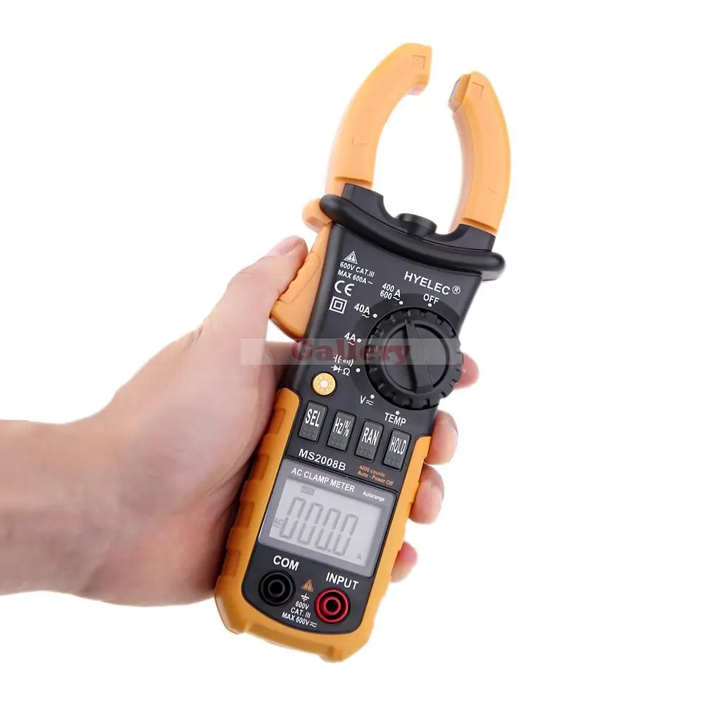 

Professional Digital Multimeter PM2008b Clamp Meter 4000 Counts W Back Light Tester Electrical Instruments