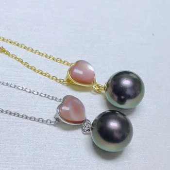 

925 Silver Pearl Pendant Mounts Pendant Findings and Component for Big Edison Pearls Jewelry Parts Fittings Women Accessories