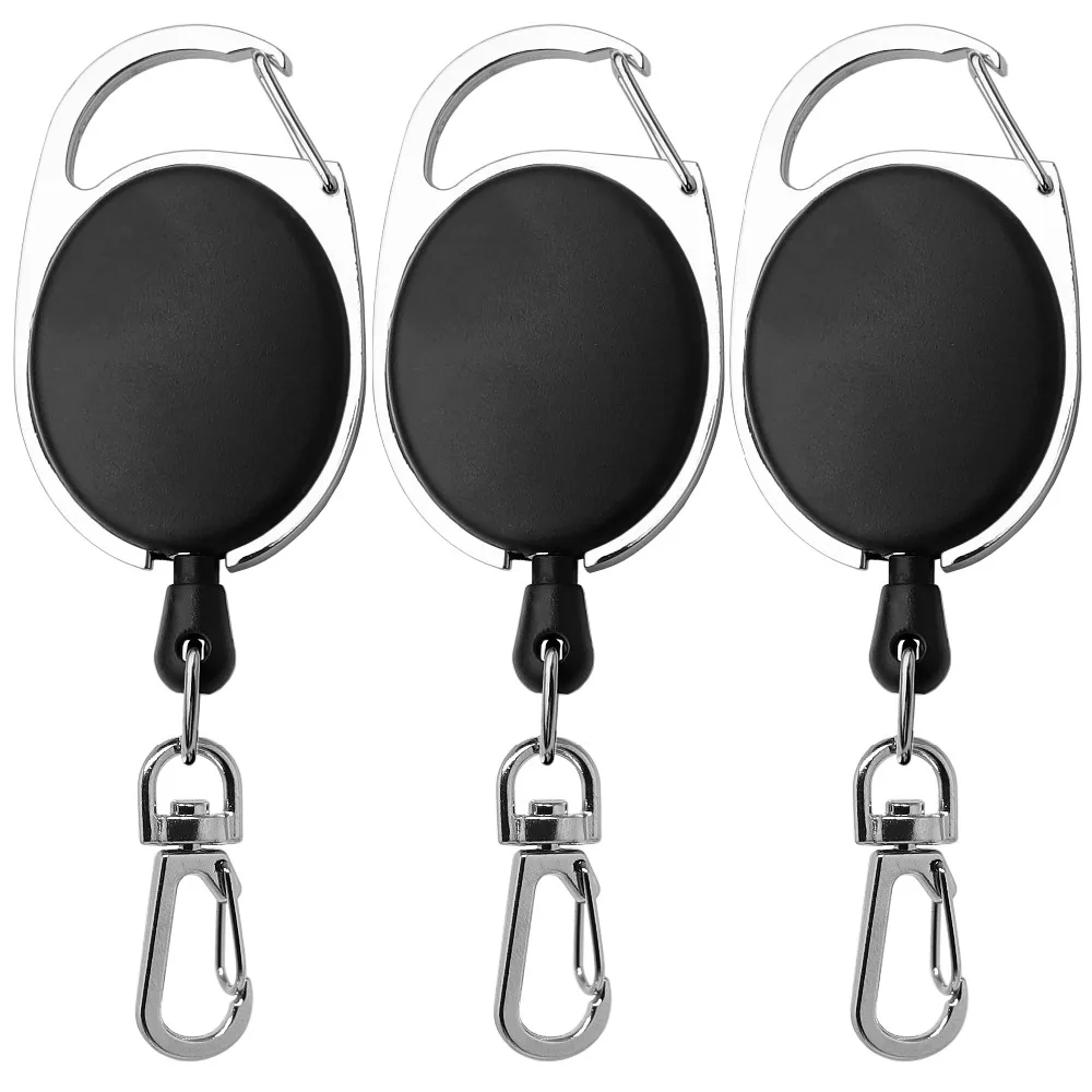 SAMSFX Fishing Zingers Retractor with 360 rotated clips no back clip mian