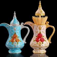 Flagon форма металлическая Автоматическая Подставка Для Зубочисток tandenstoker дома зубочистка коробка для украшения стола YQT017