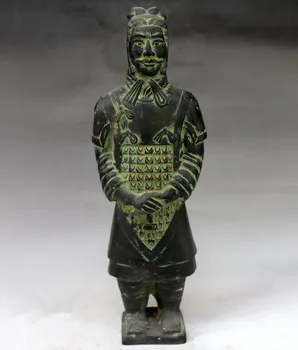 

Antique bronze ornaments of Terracotta Army bronze antique furnishings warrior copper crafts collection gifts